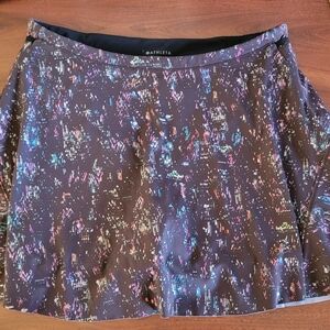 Athleta Women's Match Point Multicolor Skort- size Medium